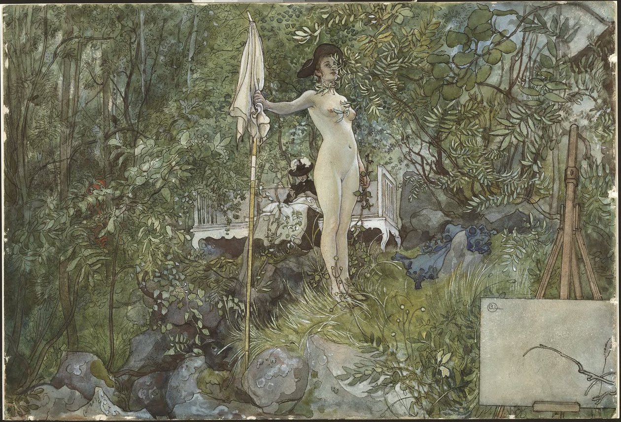 Ateliér pod širým nebem. Z domova (26 akvarelů) od Carl Larsson