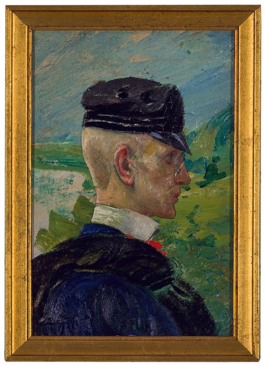 Portrét chlapce. Studie k dílu „Ranní modlitby“ od Carl Larsson