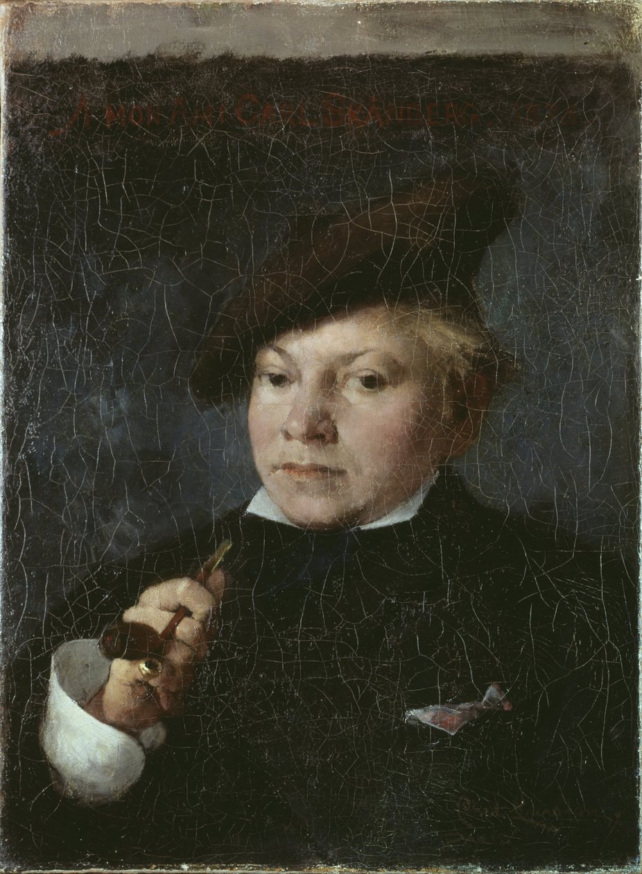 Umělec Carl Skånberg od Carl Larsson
