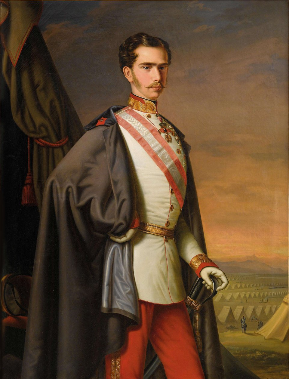 Portrét rakouského císaře Františka Josefa I., 1856. od Carl Lemmermayer