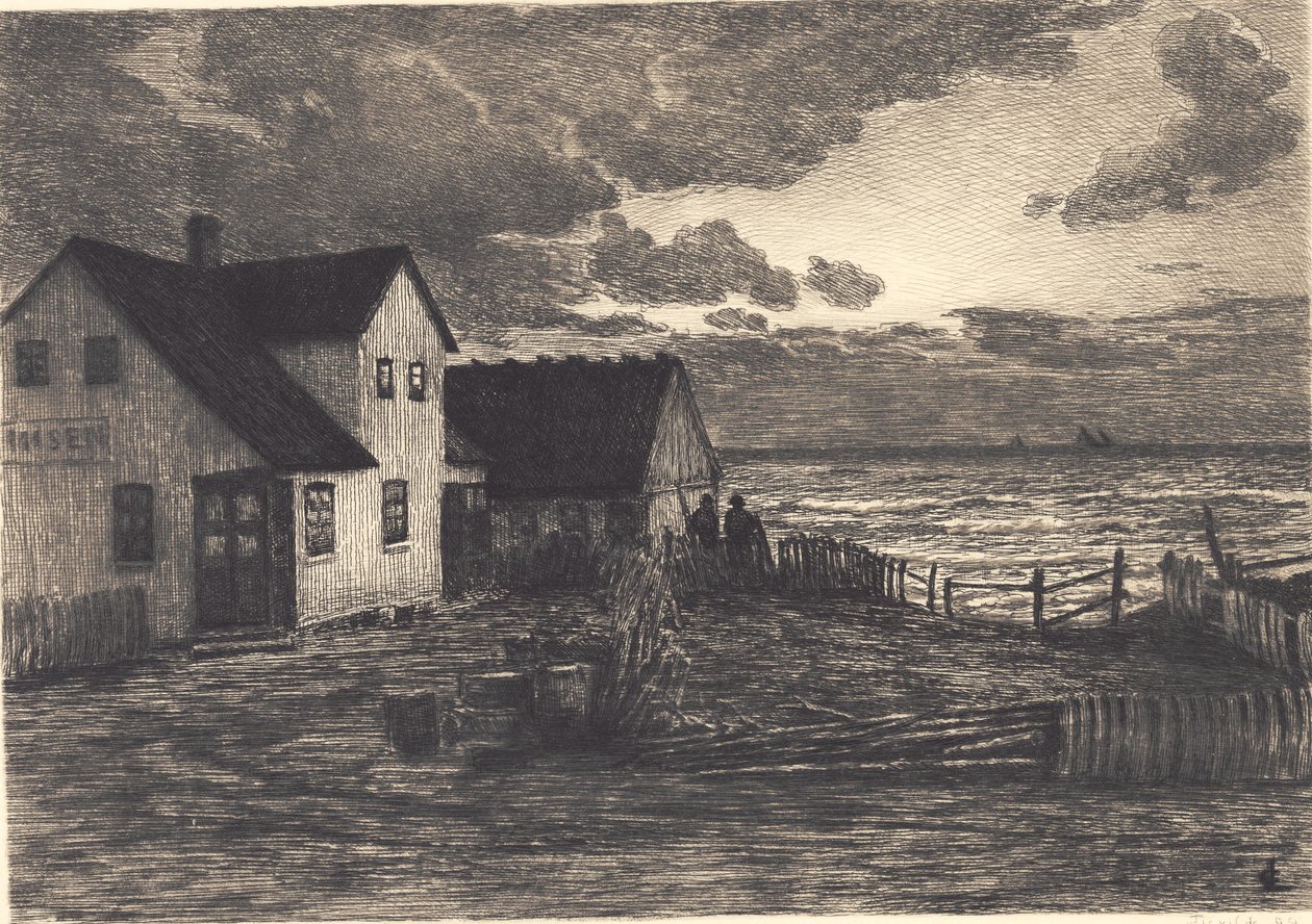 Dům u moře. Tisvilde od Carl Locher