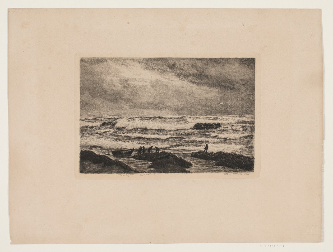 Skagen. Bouřka od Carl Locher
