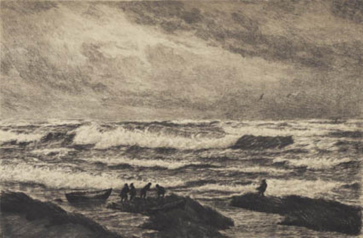 Bouřka. Skagen od Carl Locher