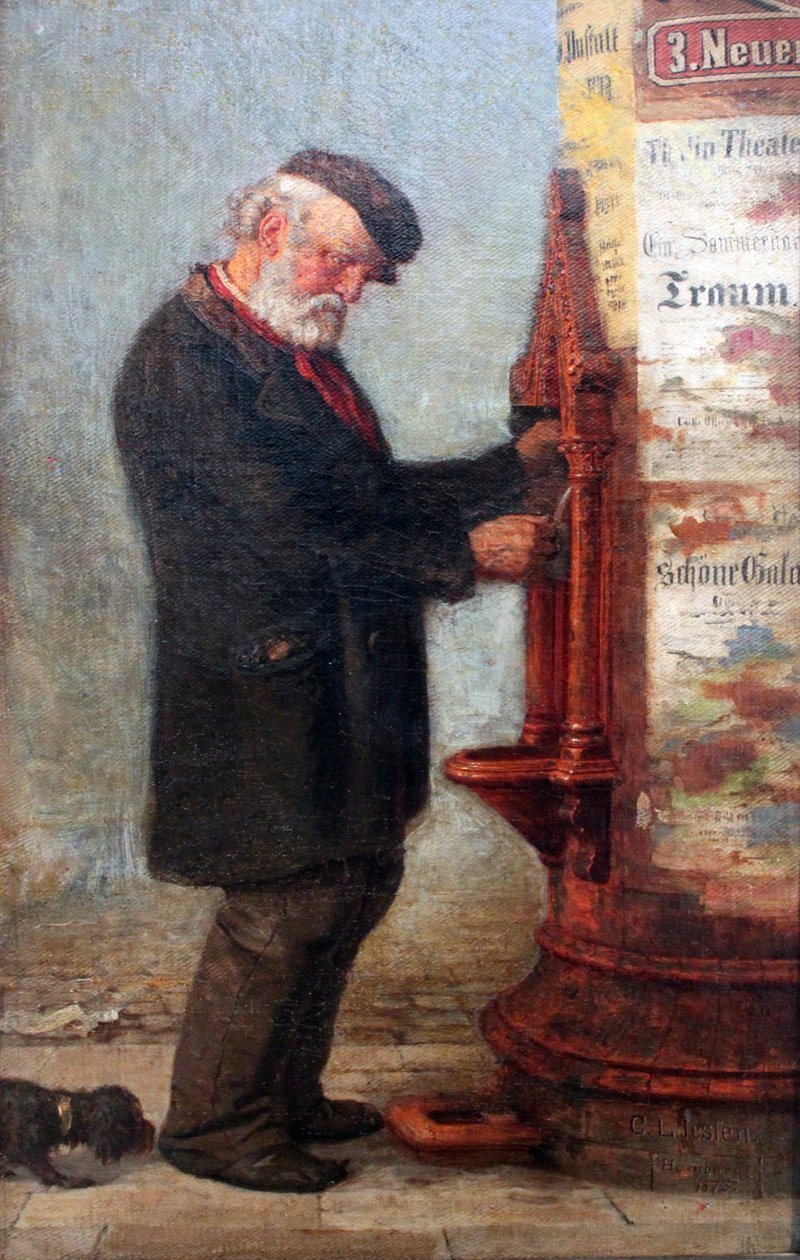 Muž u fontány od Carl Ludwig Jessen