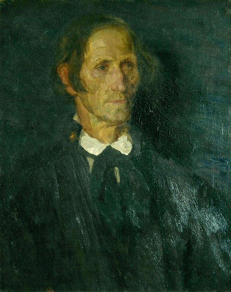 Portrét pastýře a plátna Ruppa ze Schwalmu (olej na plátně) od Carl Ludwig Noah Bantzer