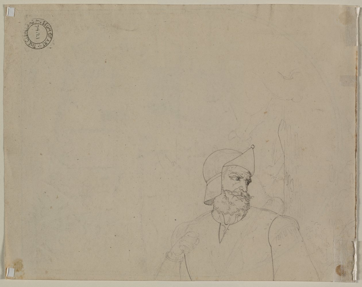 Voják v krajině (verze) od Carl Ludwig Tischbein