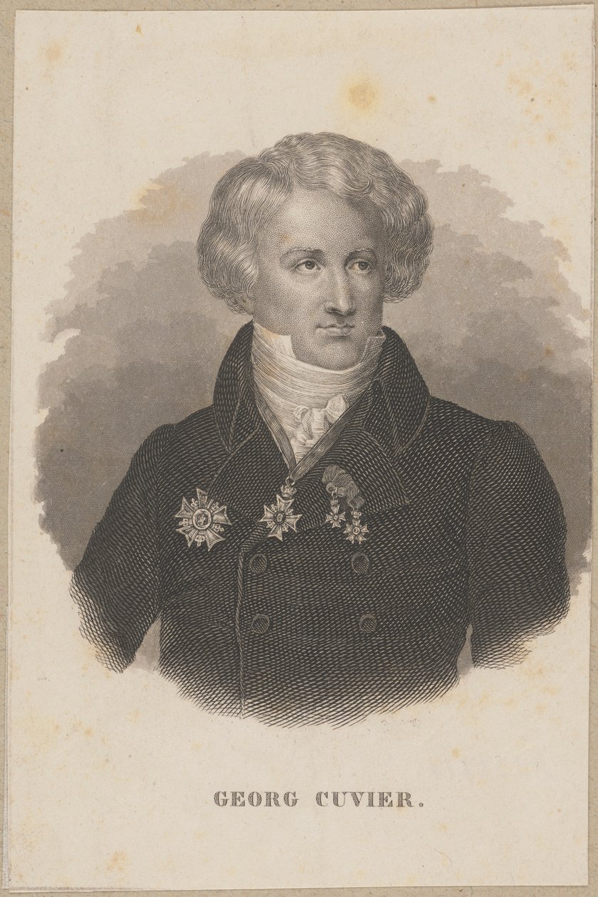 Georges Cuvier (1769 Montbéliard - 1832 Paříž) - francouzský zoolog, zakladatel paleontologie od Carl Mayer