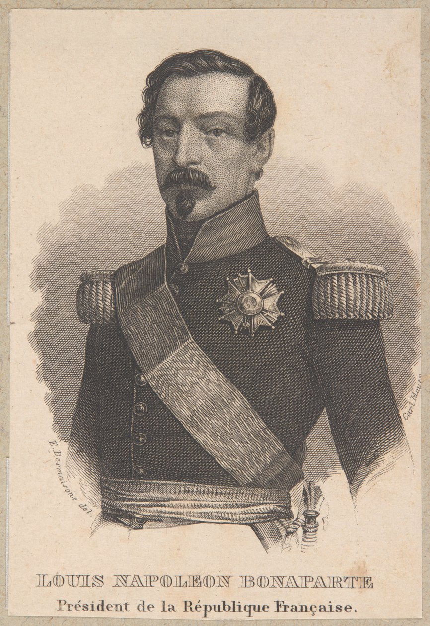 Napoleon III. jako prezident Francie od Carl Mayer