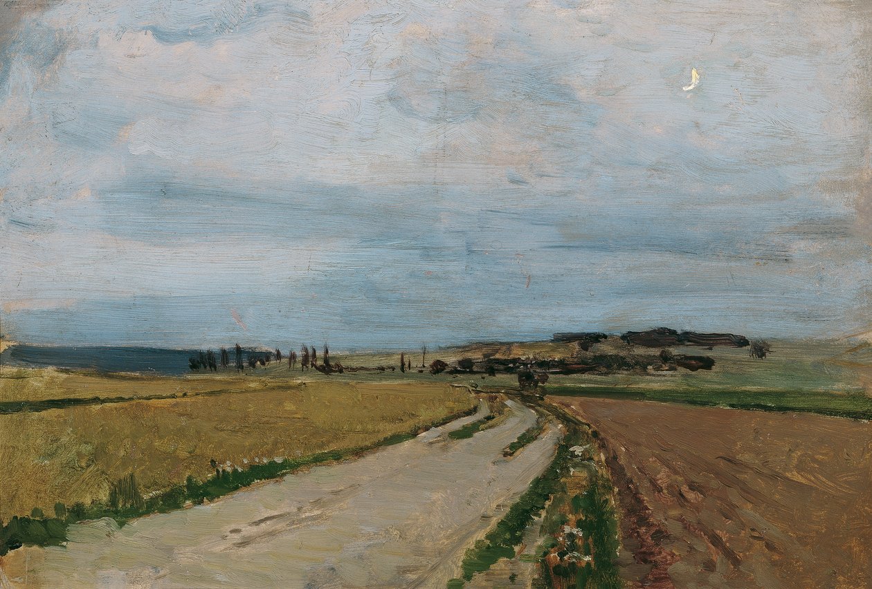 Studijní večer nálady, Michelhausen (Plankenberg) od Carl Moll