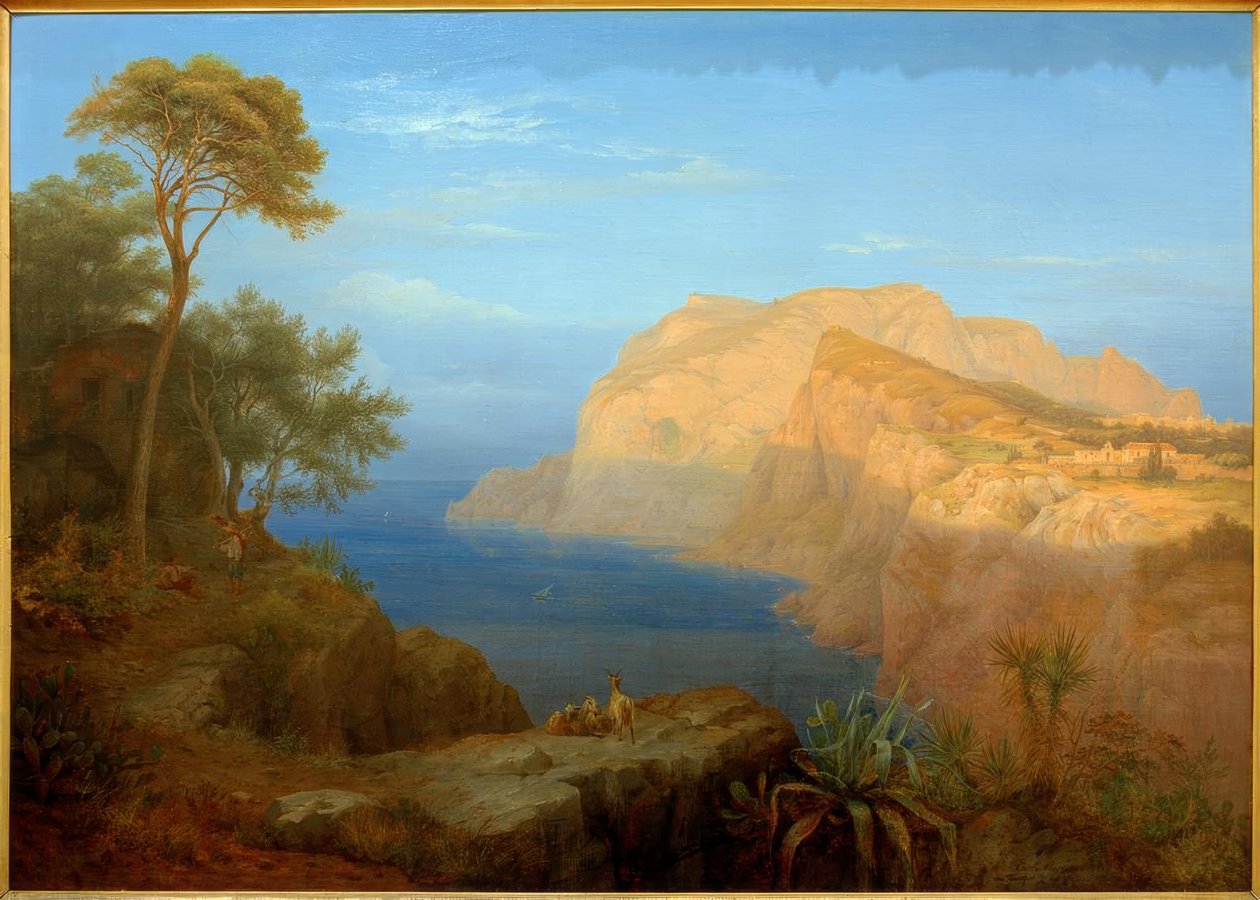 Capri při východu slunce od Carl Morgenstern