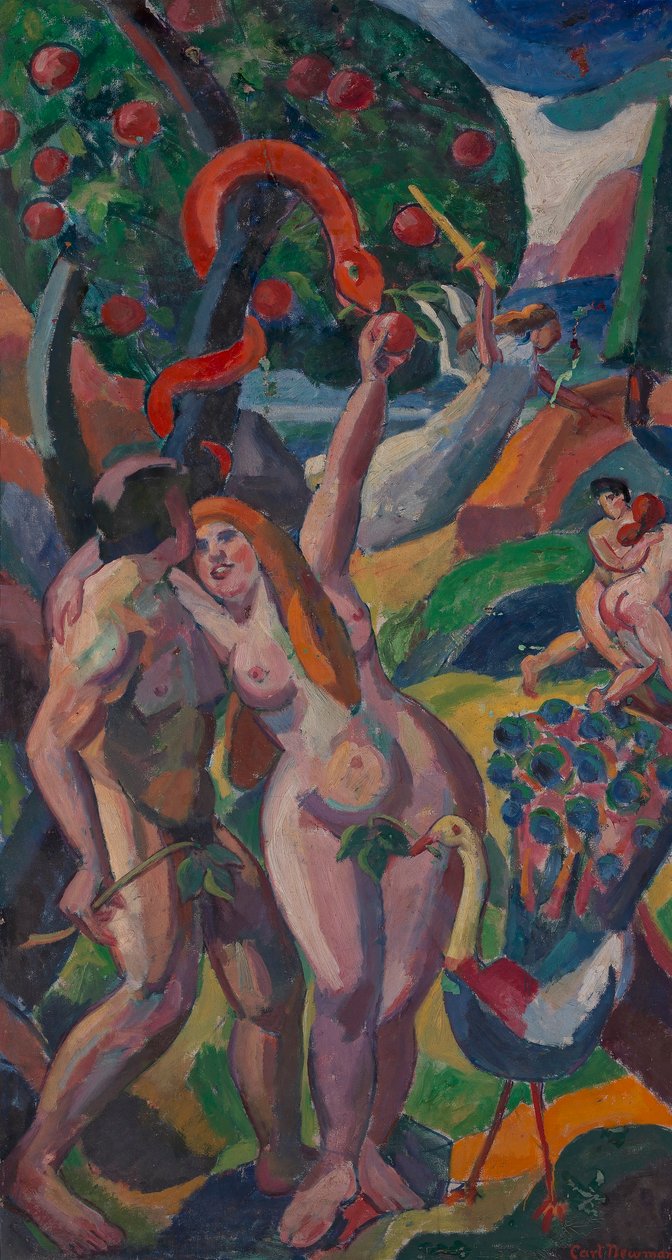 (Adam a Eva) od Carl Newman
