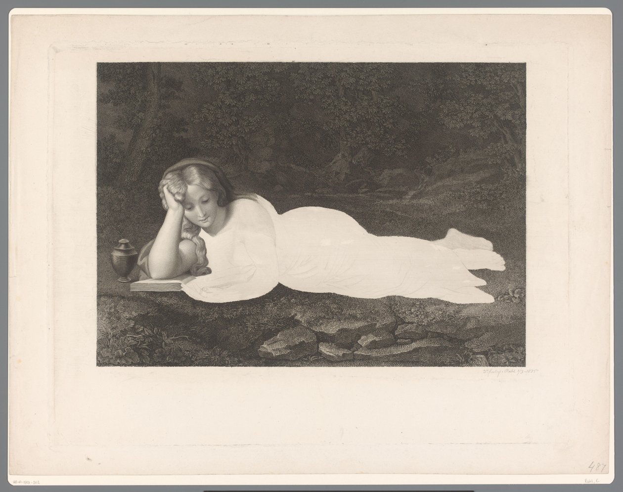 Čtení Máří Magdalény od Carl Rahl