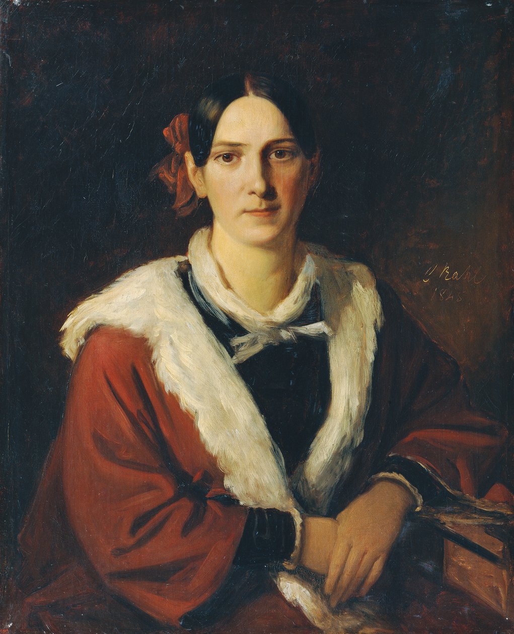 Luise von Schwind, manželka malíře Moritze von Schwind od Carl Rahl