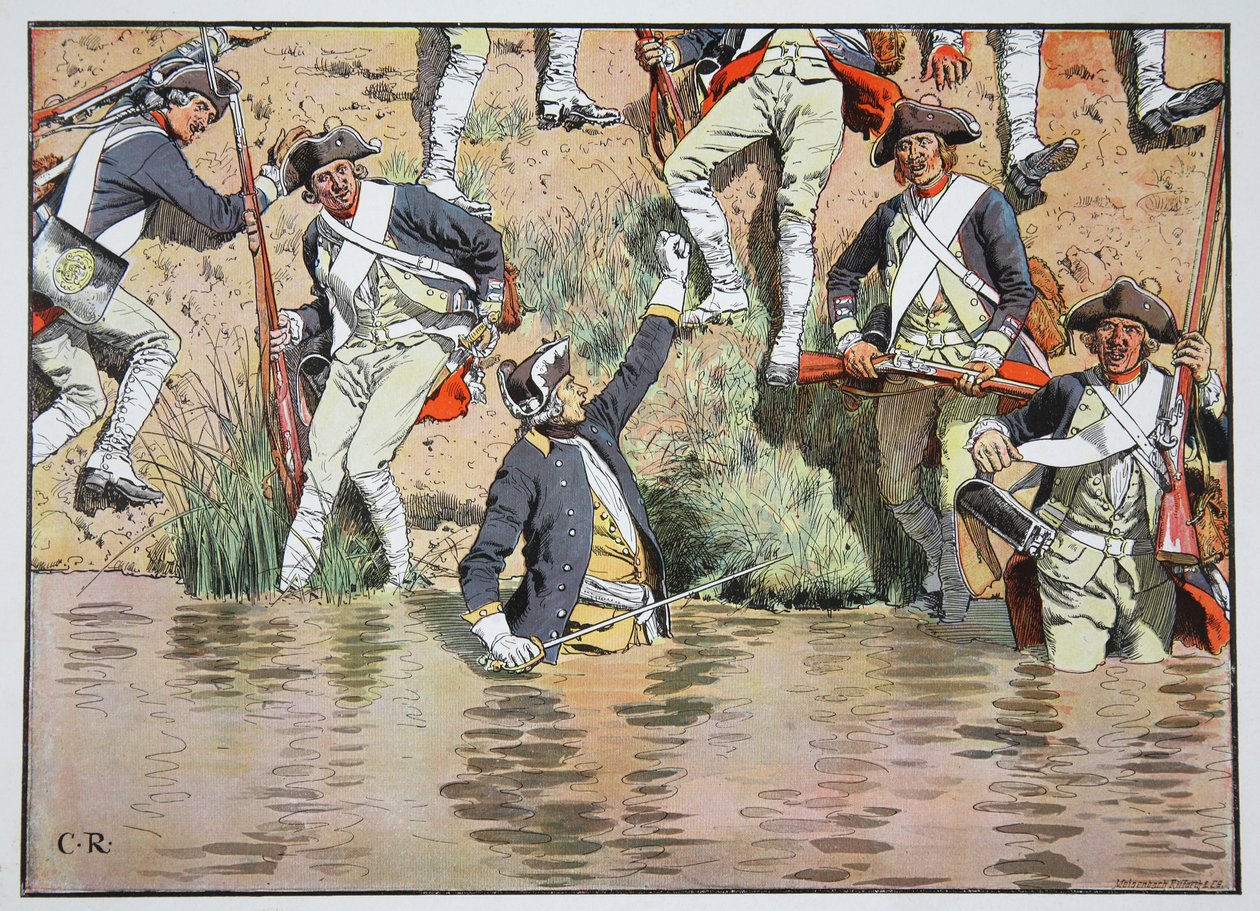Princ Jindřich v bitvě u Prahy, 6. května 1757 od Carl Röchling
