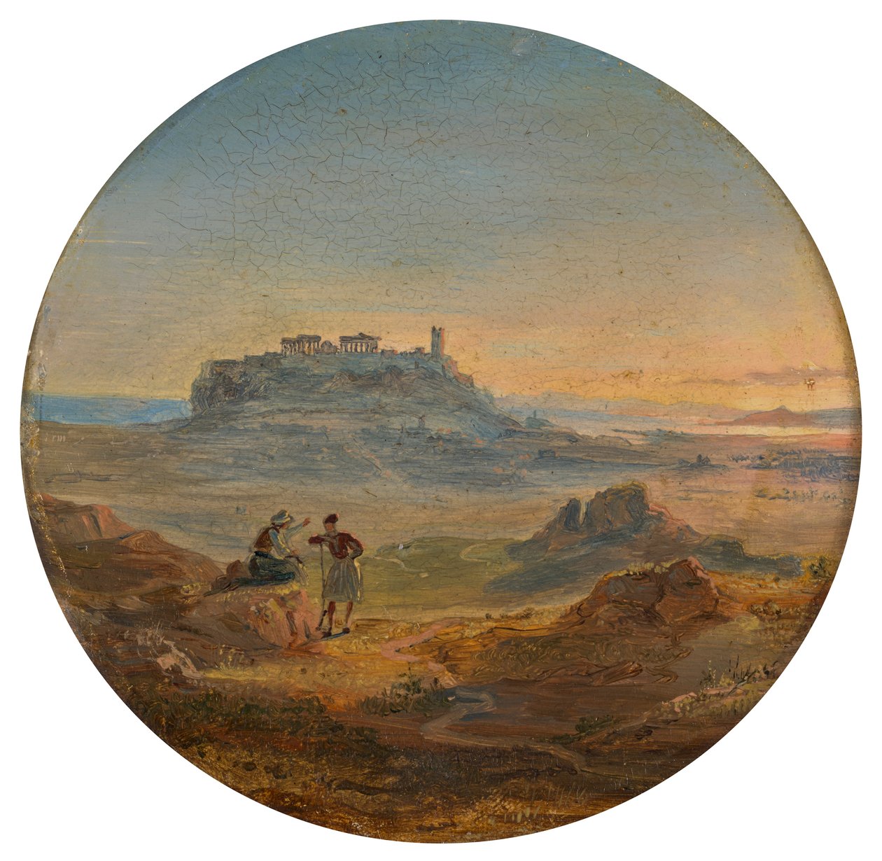 Akropole v Aténách od Carl Rottmann