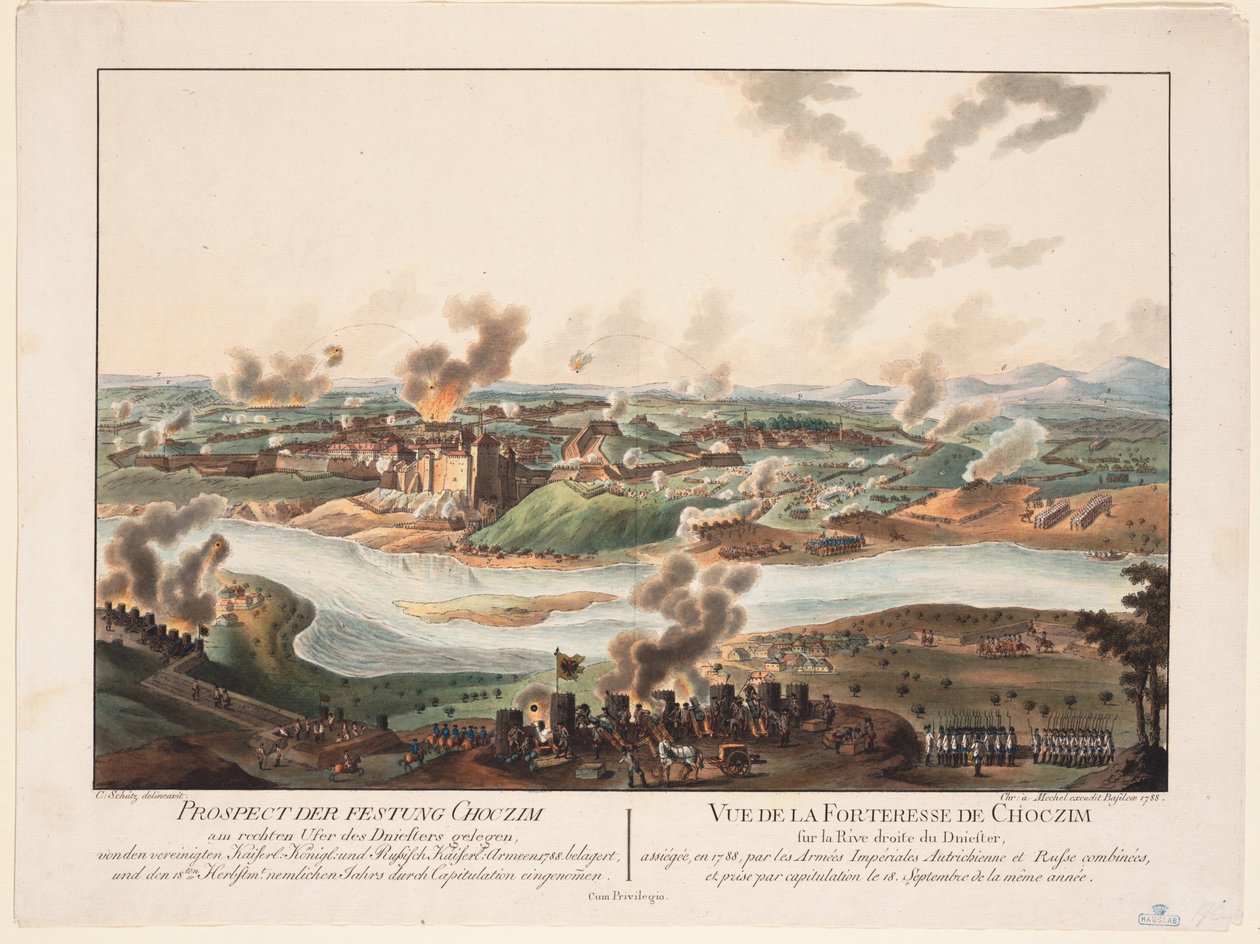 Obléhání Chotyně v roce 1788, 1788 od Carl Schuetz