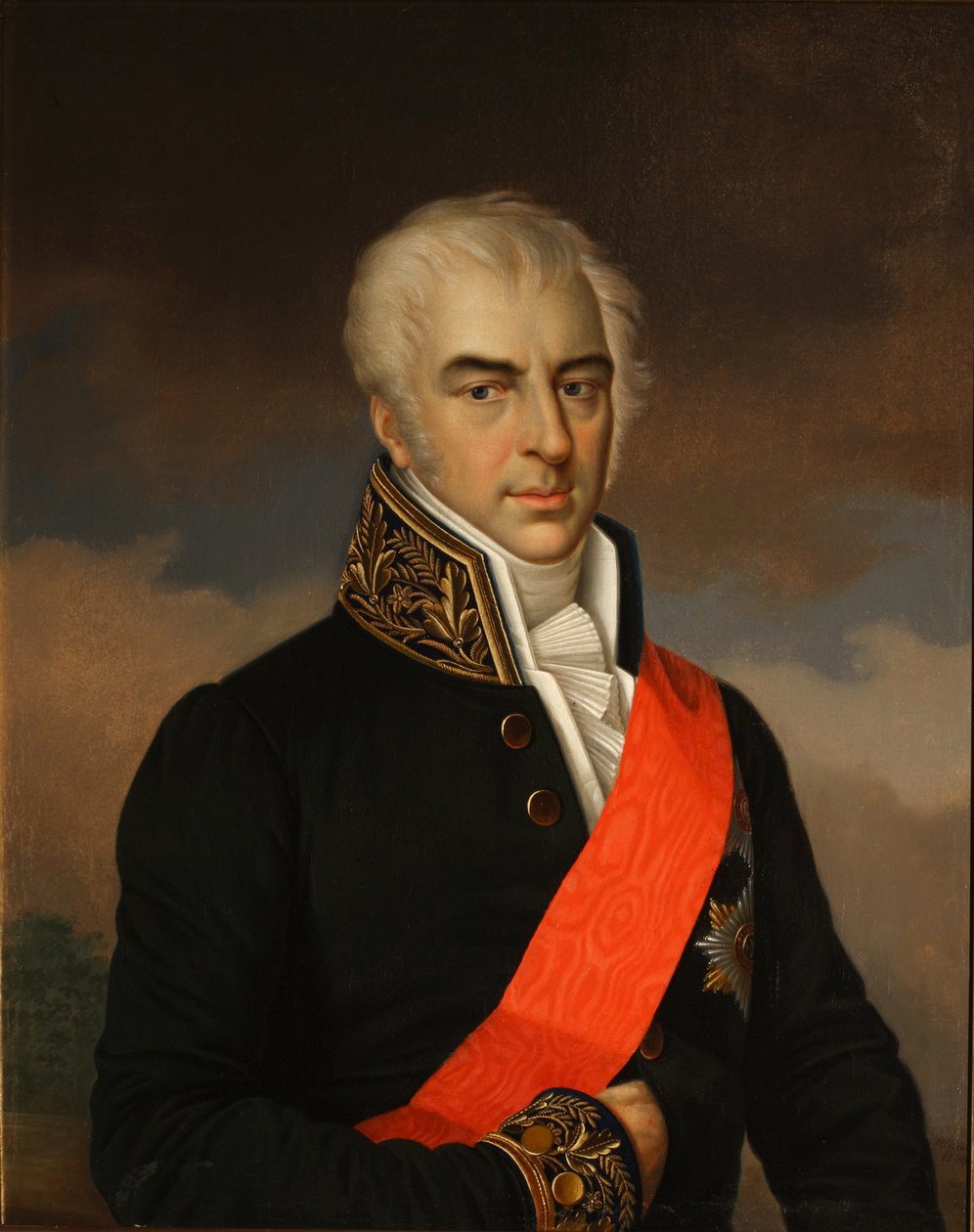 Portrét hraběte Alexeje Kirilloviče Razumovského 1748-1822, 1849 od Carl Schulz