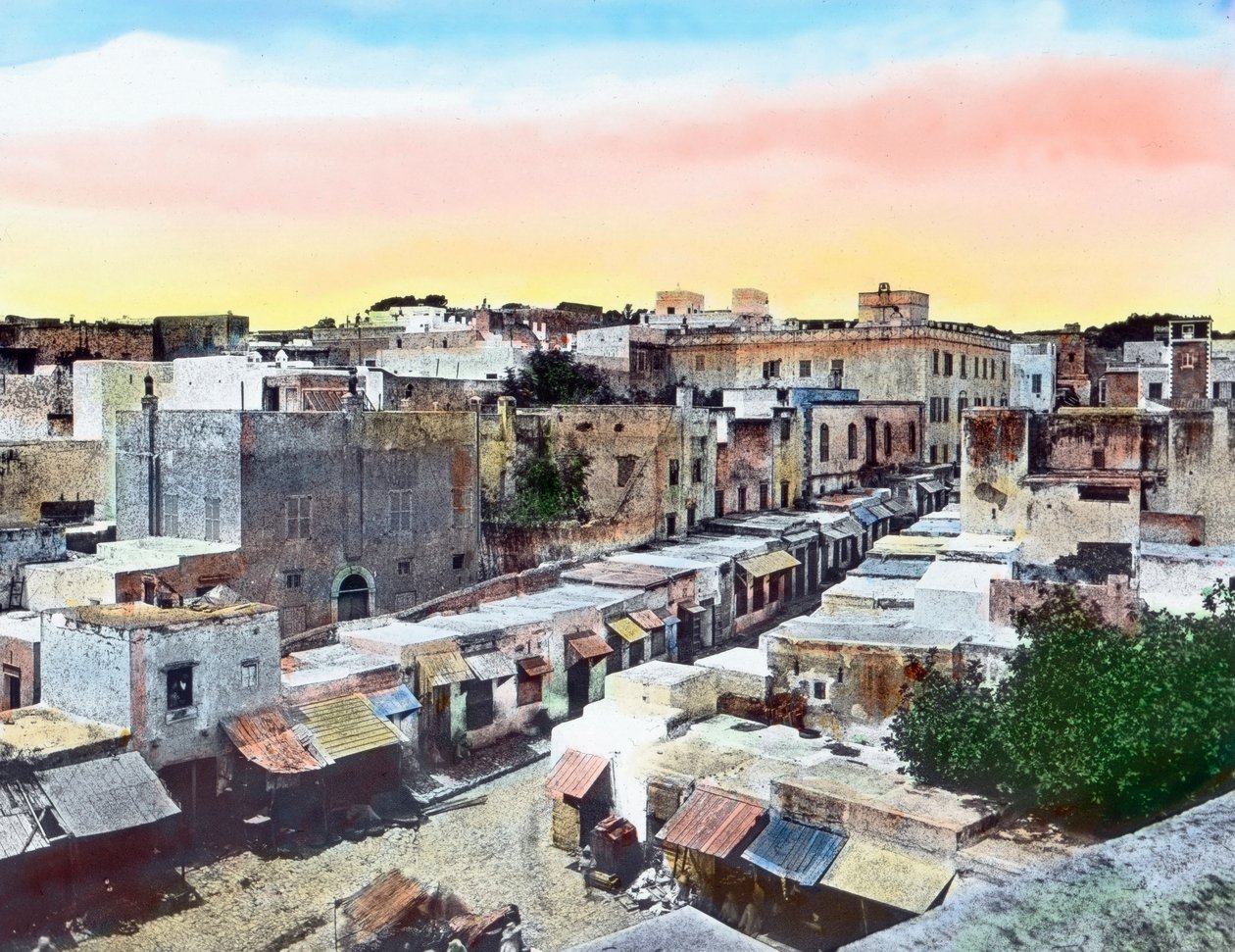 Severní Maroko, Tanger, Staré město, datum snímku: kolem roku 1910. Archiv Carla Simona od Carl Simon