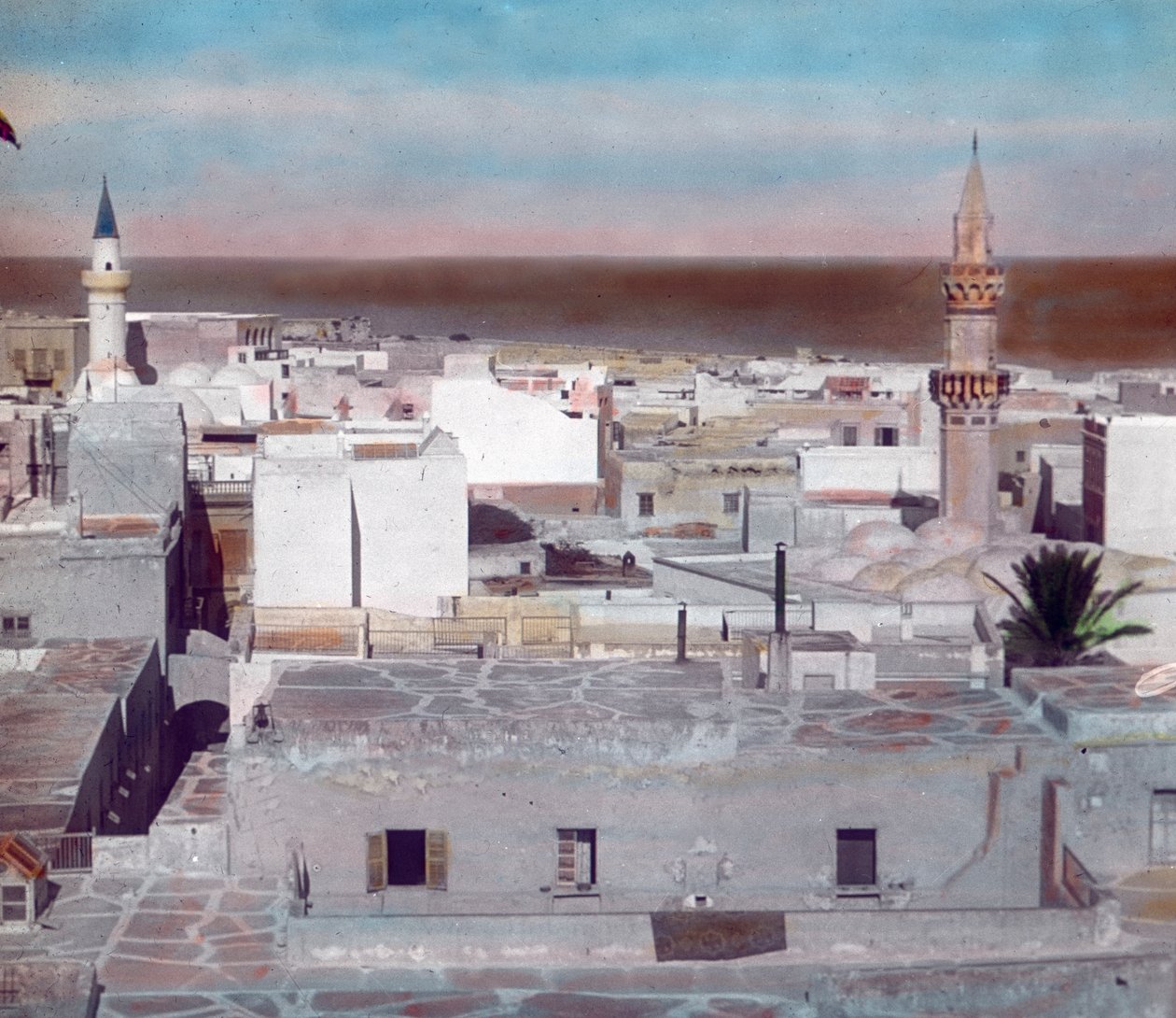 Severní Maroko, pohled na město Fez, datum snímku: kolem roku 1910. Archiv Carla Simona od Carl Simon