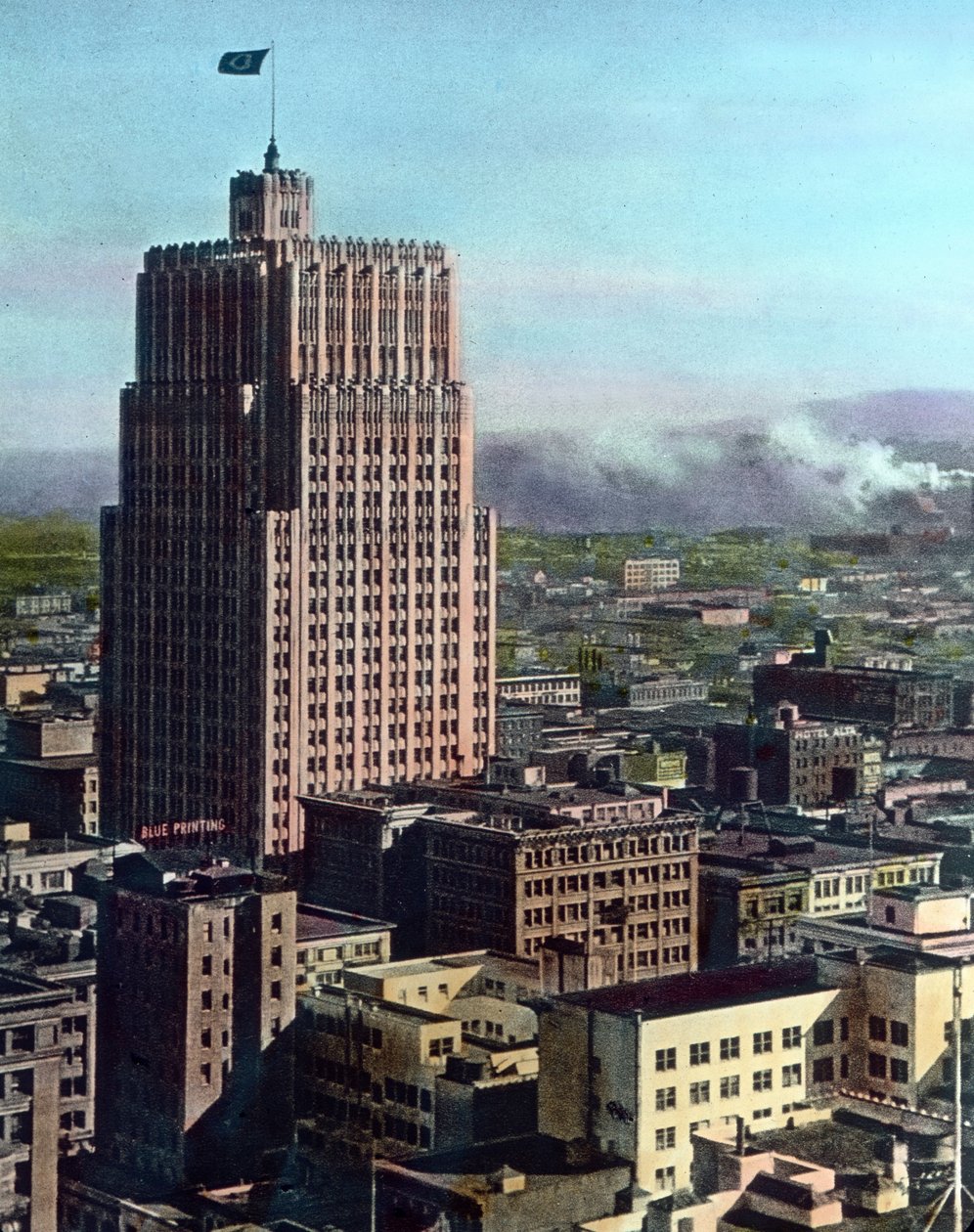 Spojené státy americké, California, Headquarter of General Post Office in San Francisco, datum pořízení snímku: kolem roku 1920. Archiv Carla Simona od Carl Simon
