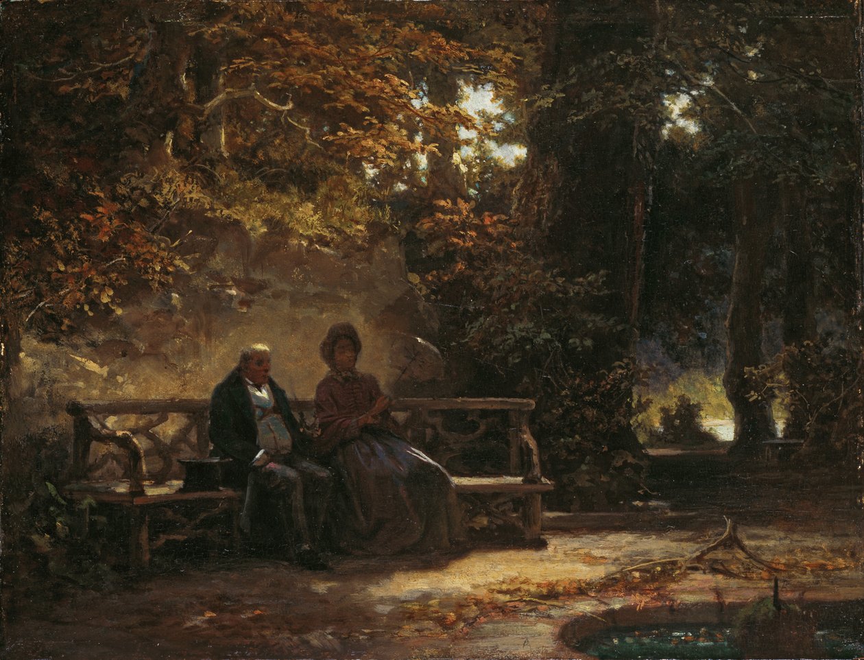 Odpočívající chodci od Carl Spitzweg