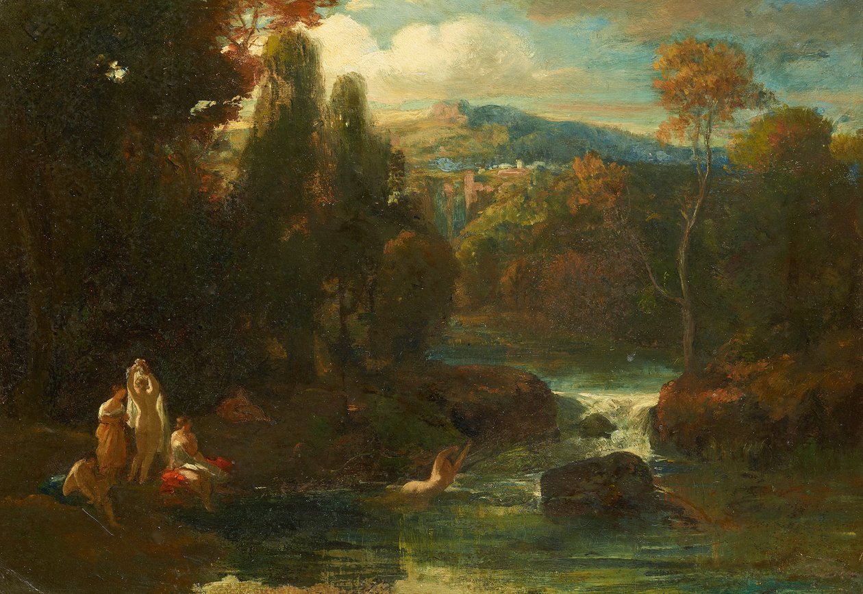 Koupající se ženy od Carl Spitzweg