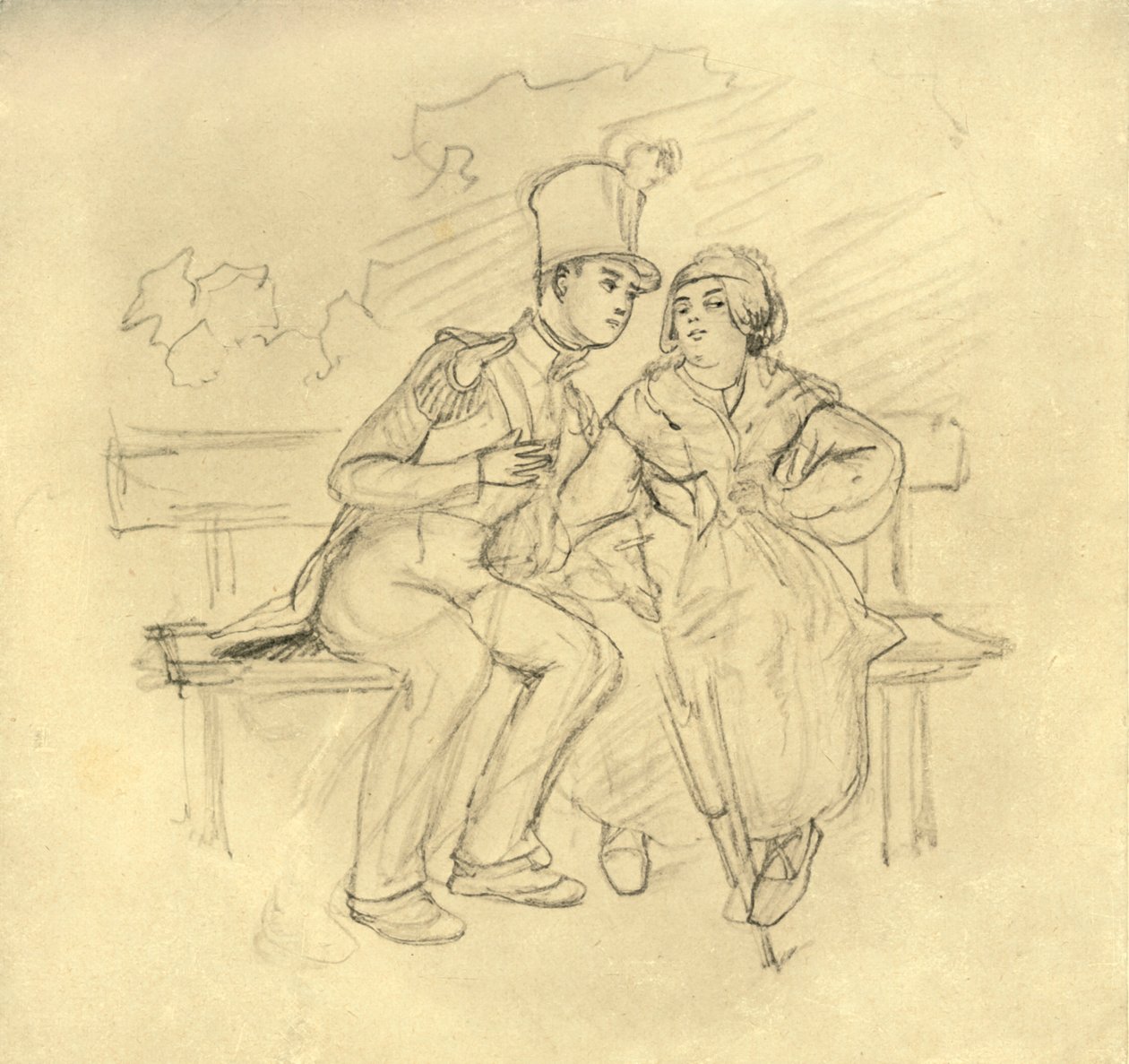 Žádost, polovina konce 19. století, c1924. od Carl Spitzweg