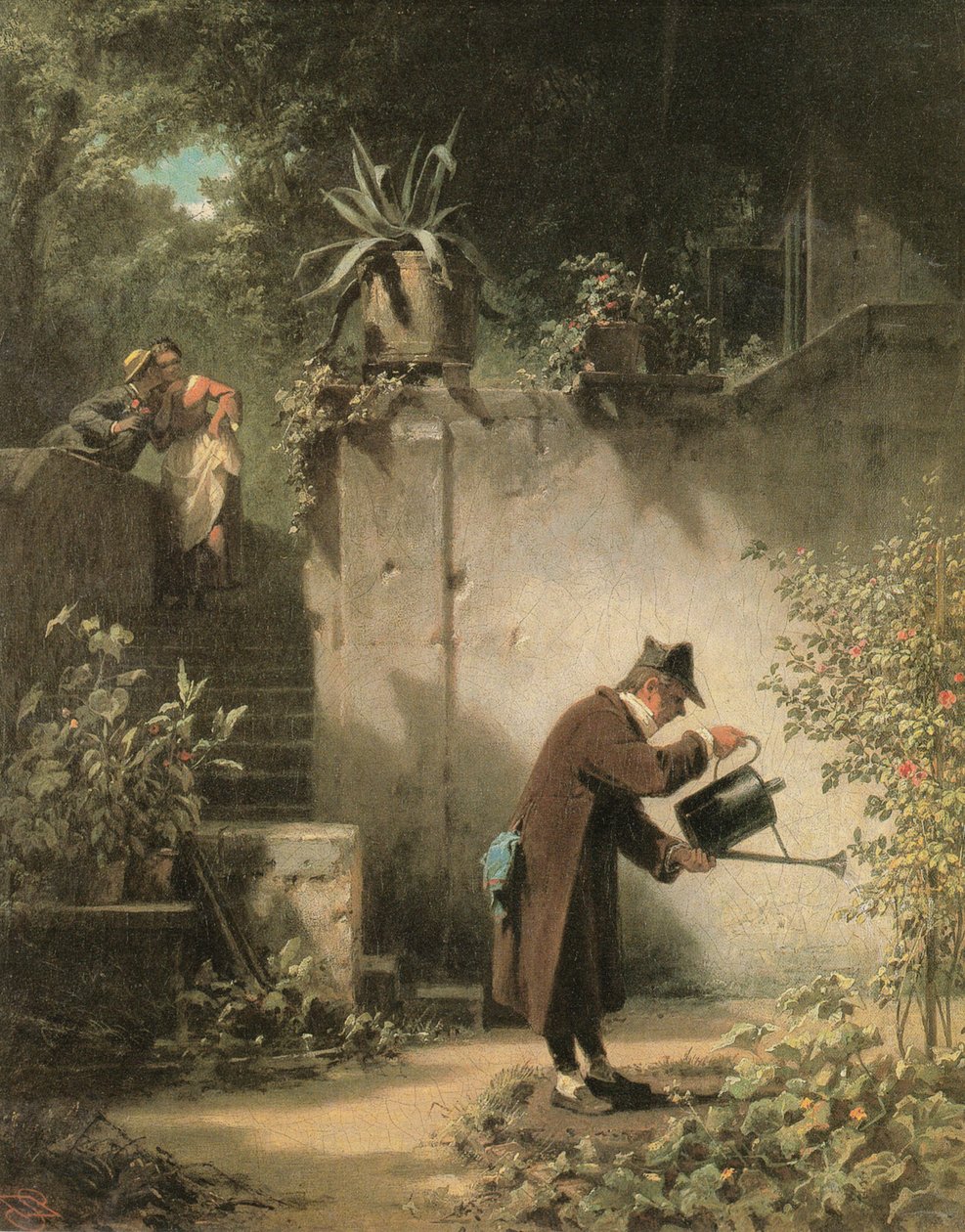 Milovník květin od Carl Spitzweg