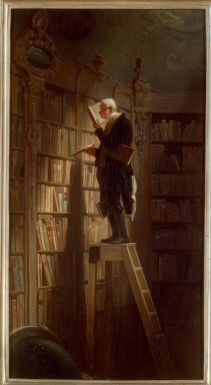 Knihomol od Carl Spitzweg