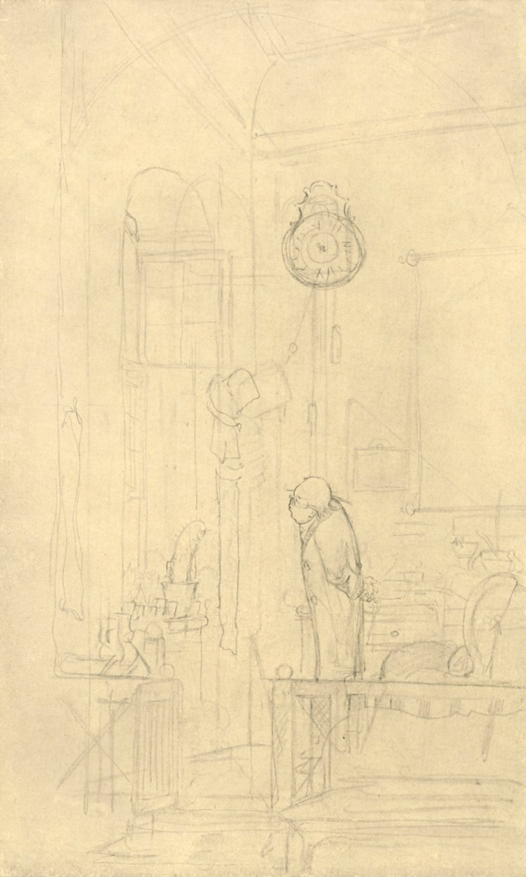 Der Kaktusfreund, polovina konce 19. století, c1924. od Carl Spitzweg