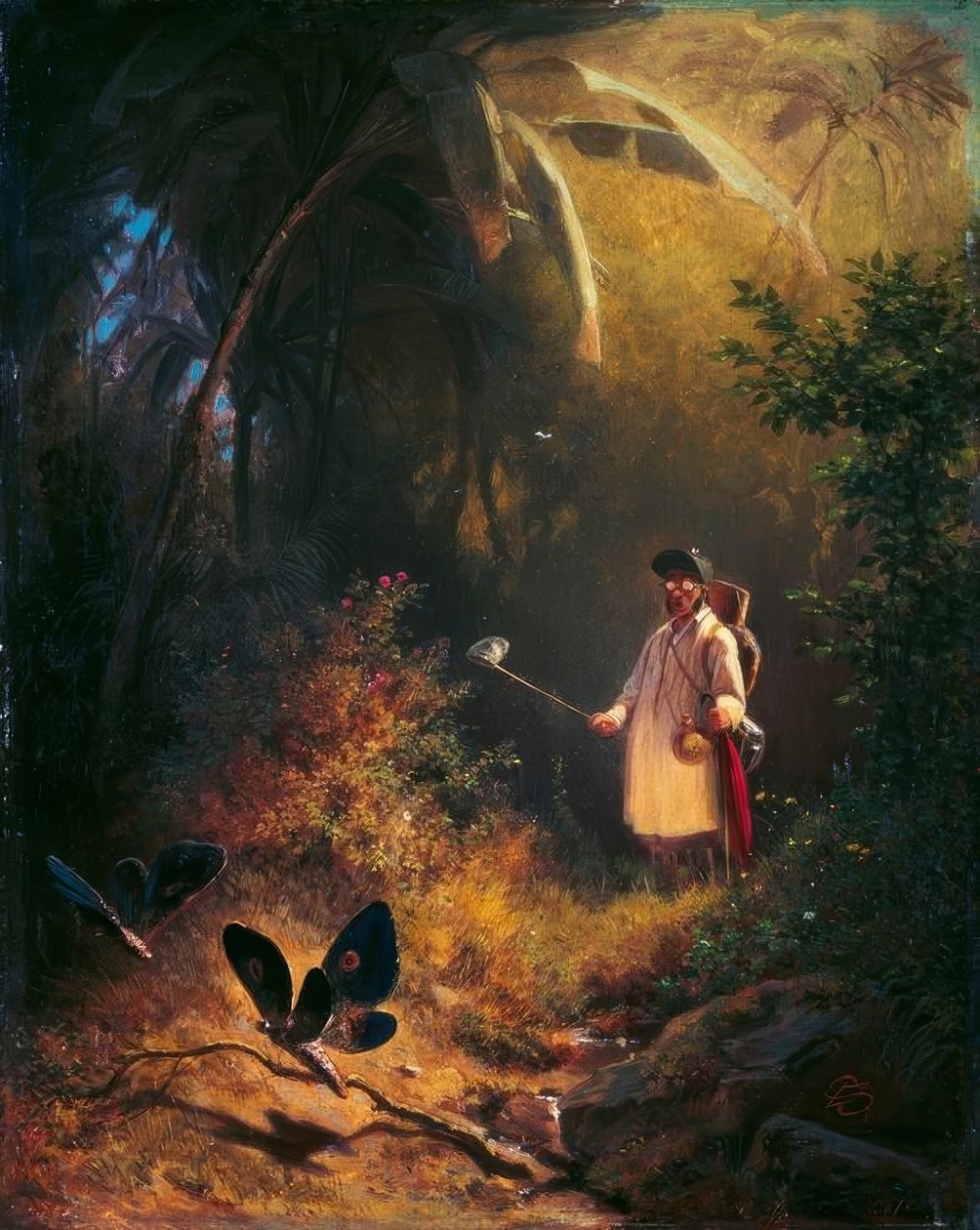 Lapač motýlů od Carl Spitzweg