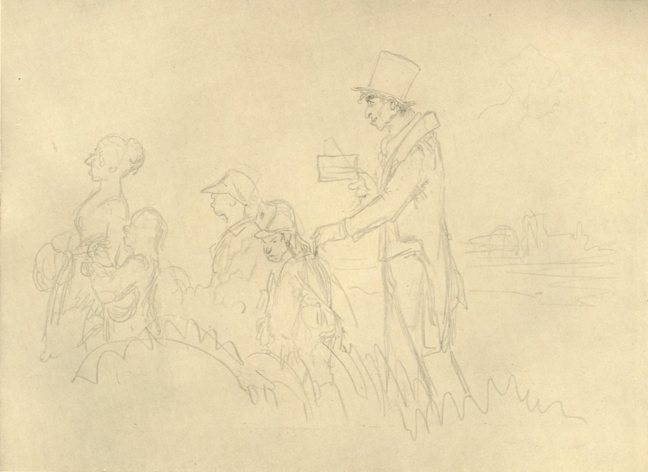 Židovský magistr, polovina konce 19. století, kolem roku 1924. od Carl Spitzweg