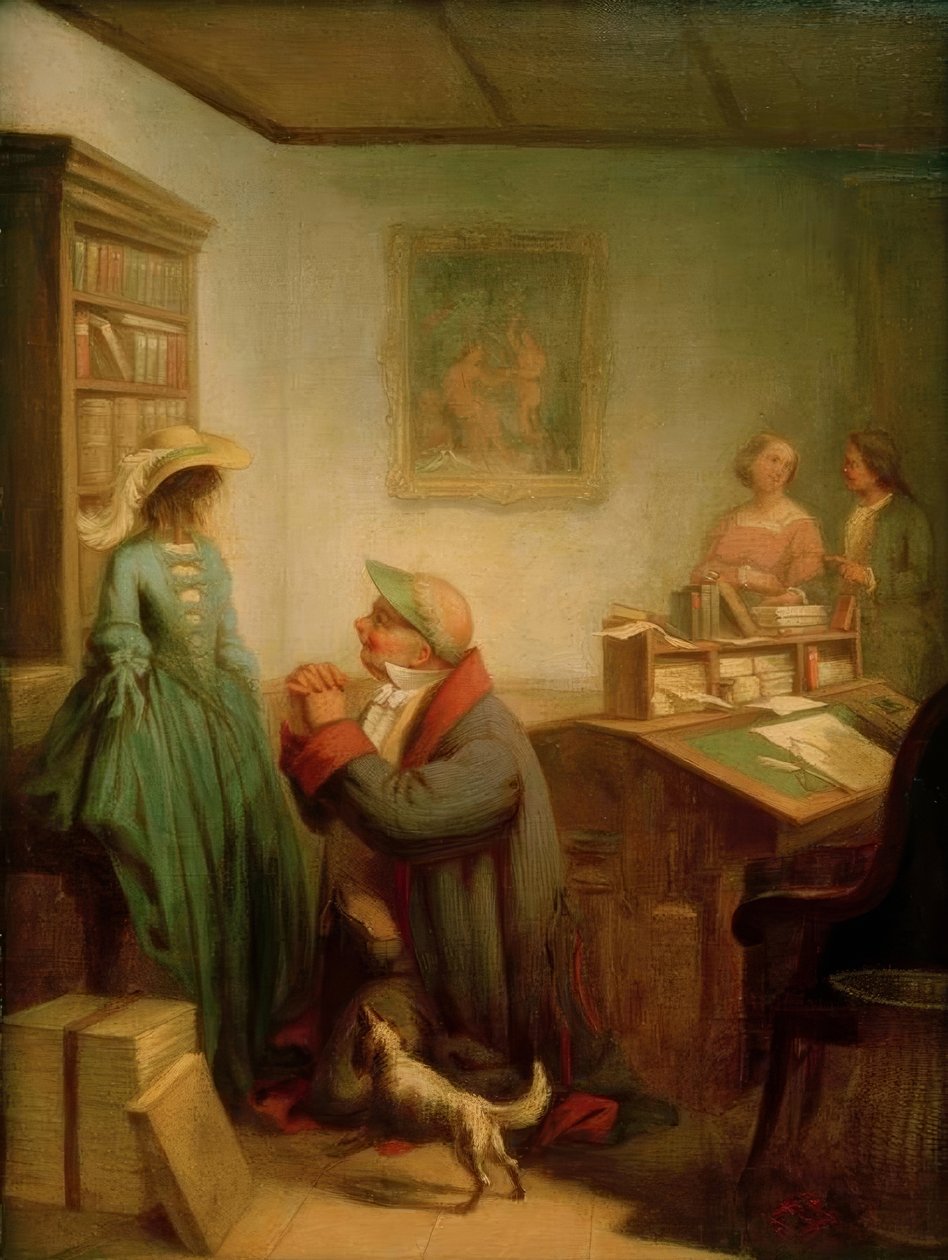 Milovaný od Carl Spitzweg