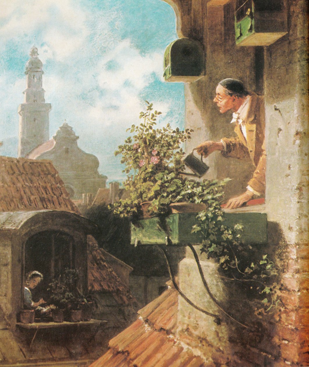 Podkroví od Carl Spitzweg