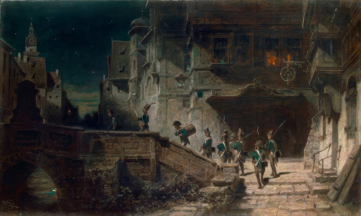 Scharwache od Carl Spitzweg