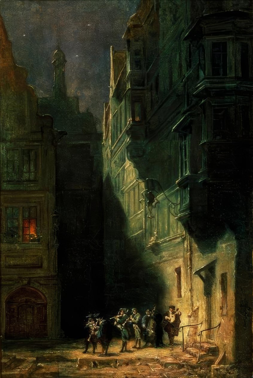 Serenáda od Carl Spitzweg