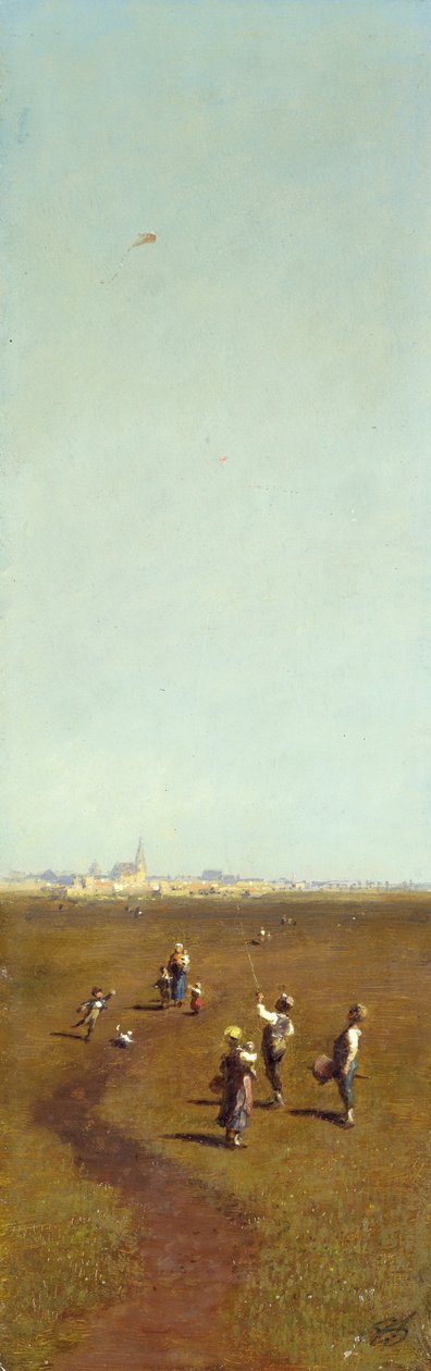 Drachensteigen od Carl Spitzweg
