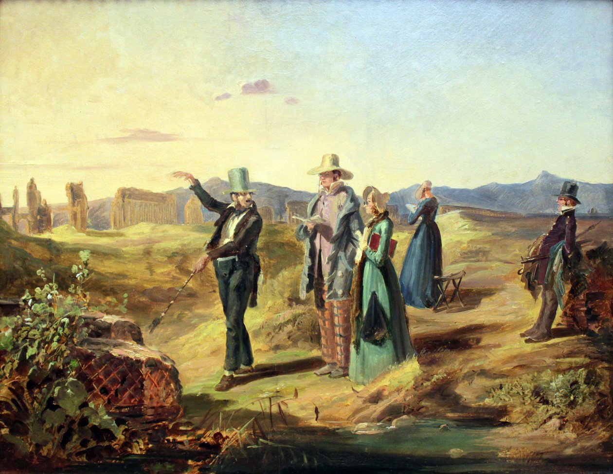 Angličtina v Campagně od Carl Spitzweg