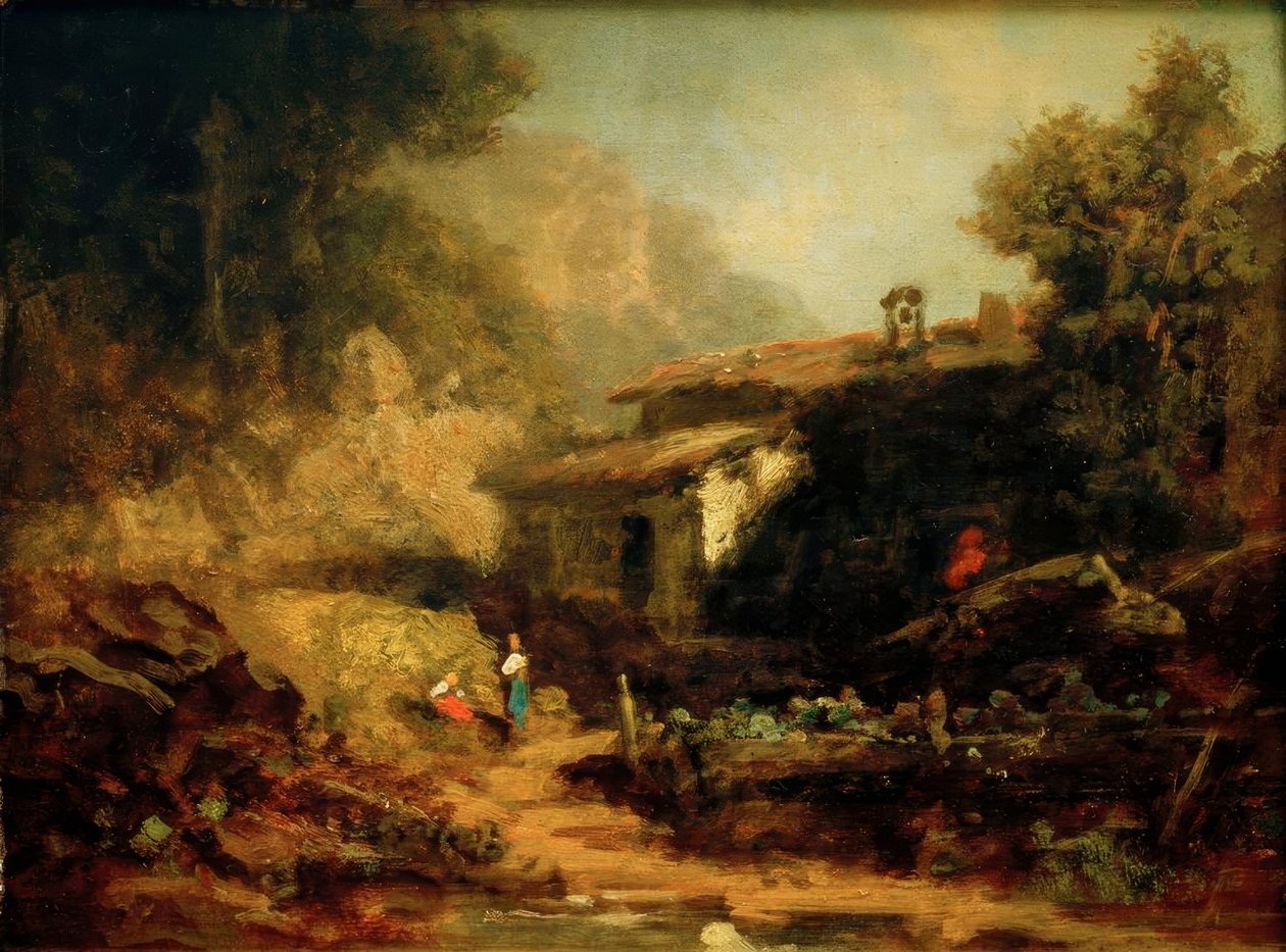 Mlýn v horách od Carl Spitzweg