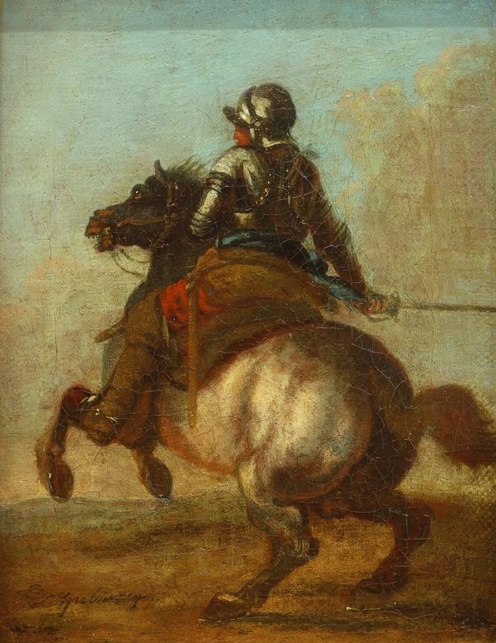Jezdecký portrét od Carl Spitzweg