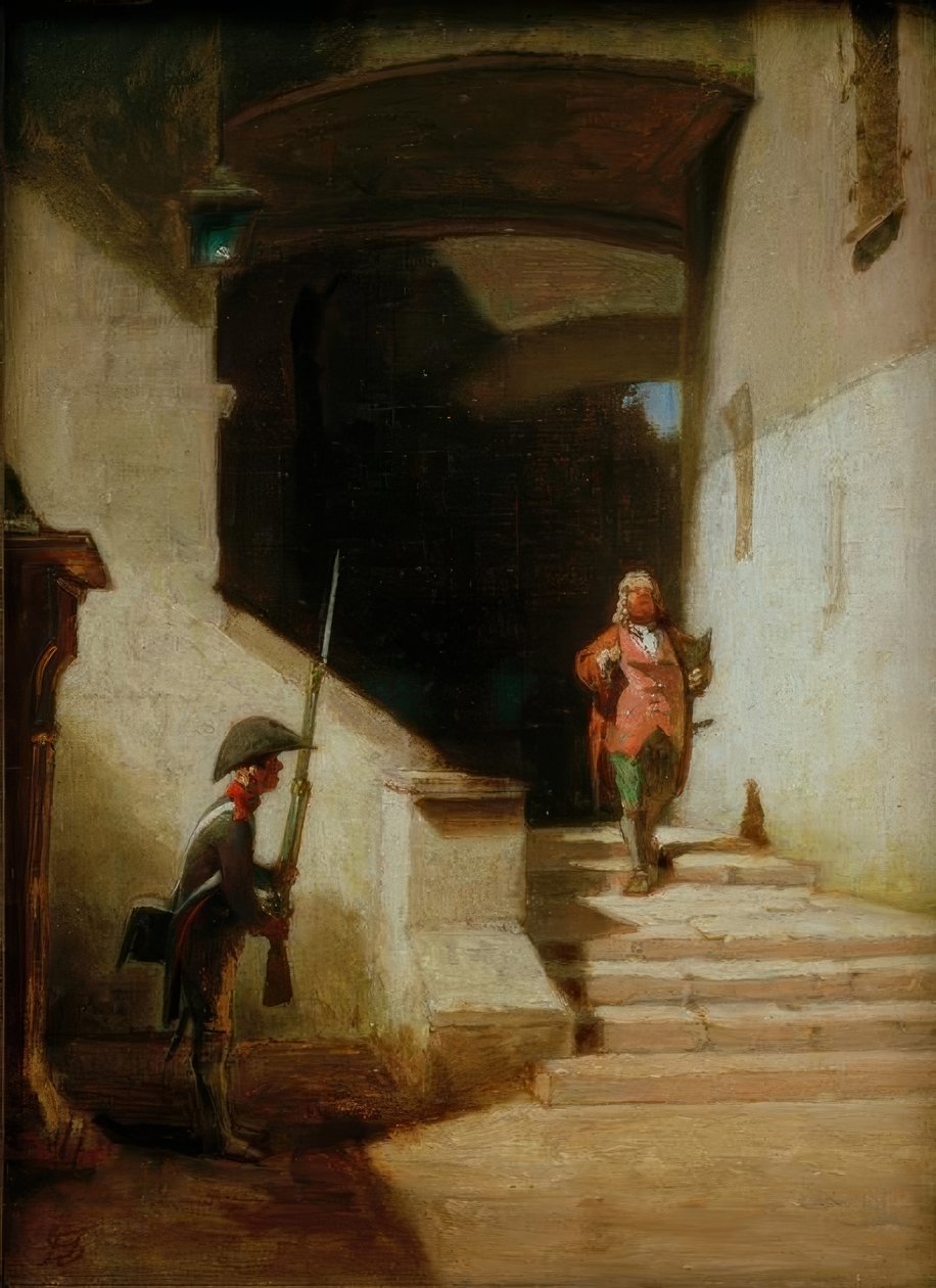Serenissimus (přichází) od Carl Spitzweg