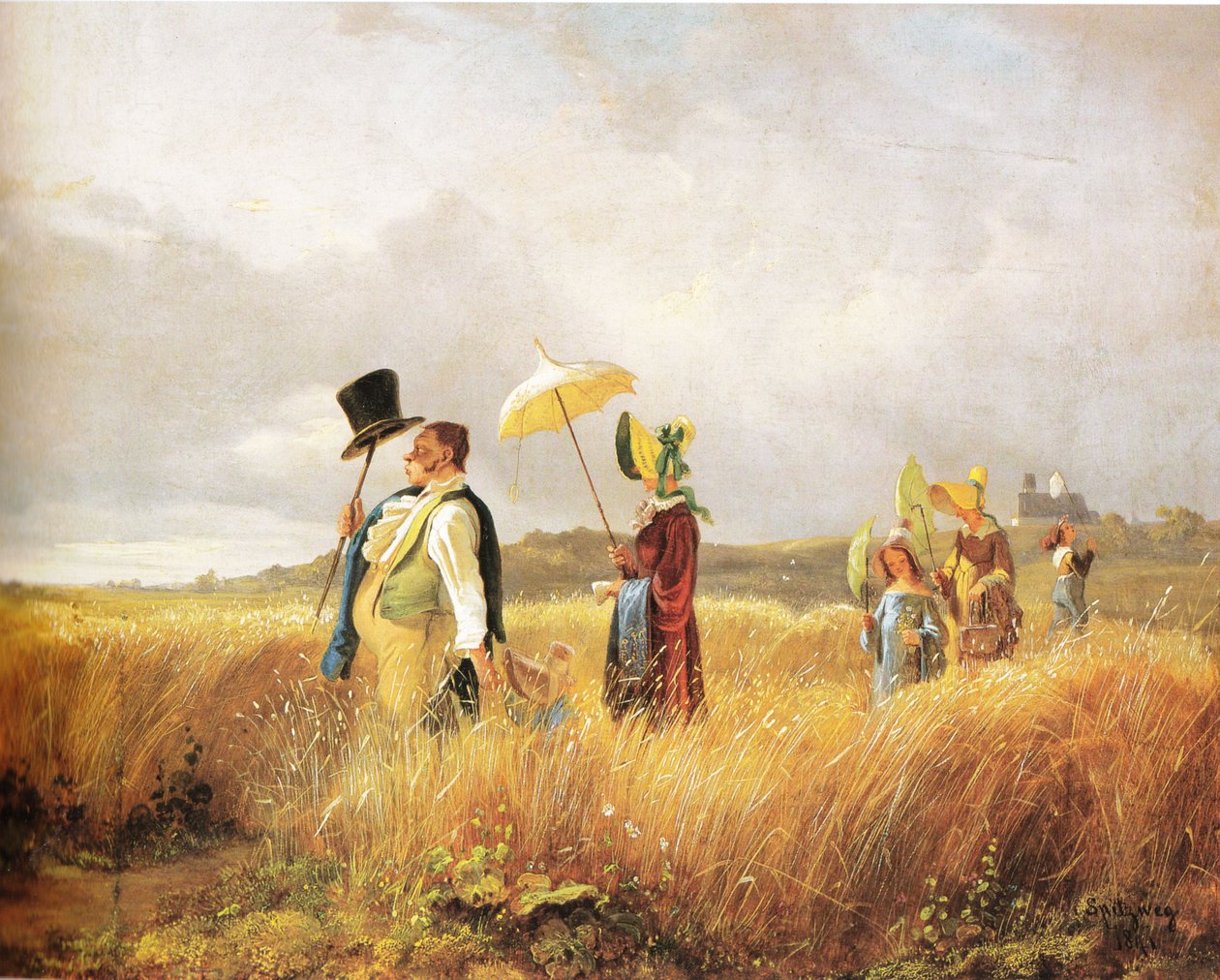 Nedělní procházka od Carl Spitzweg