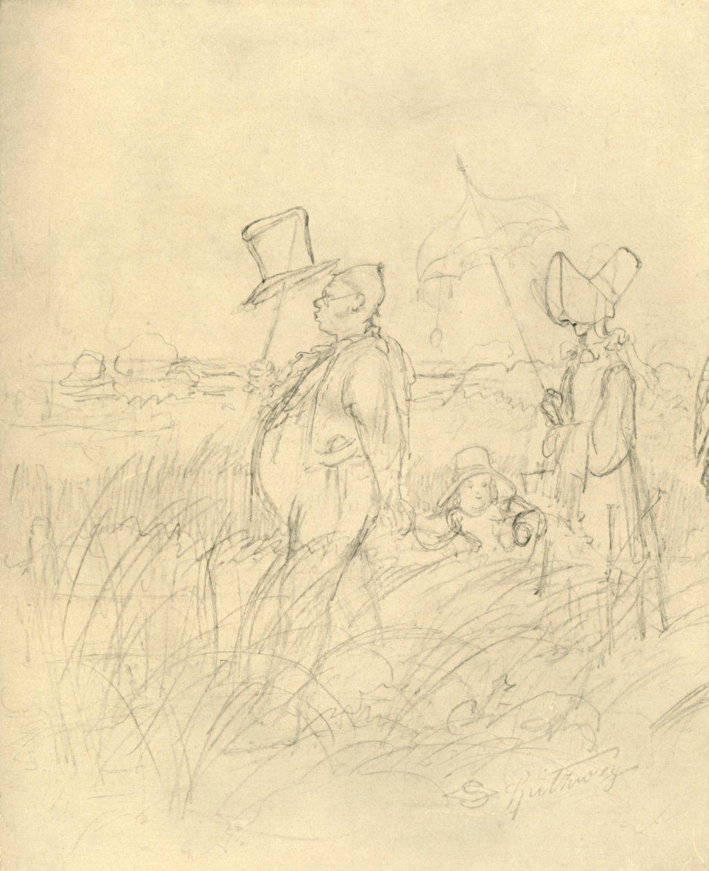 Sonntagsspaziergang, polovina konce 19. století, c1924. od Carl Spitzweg