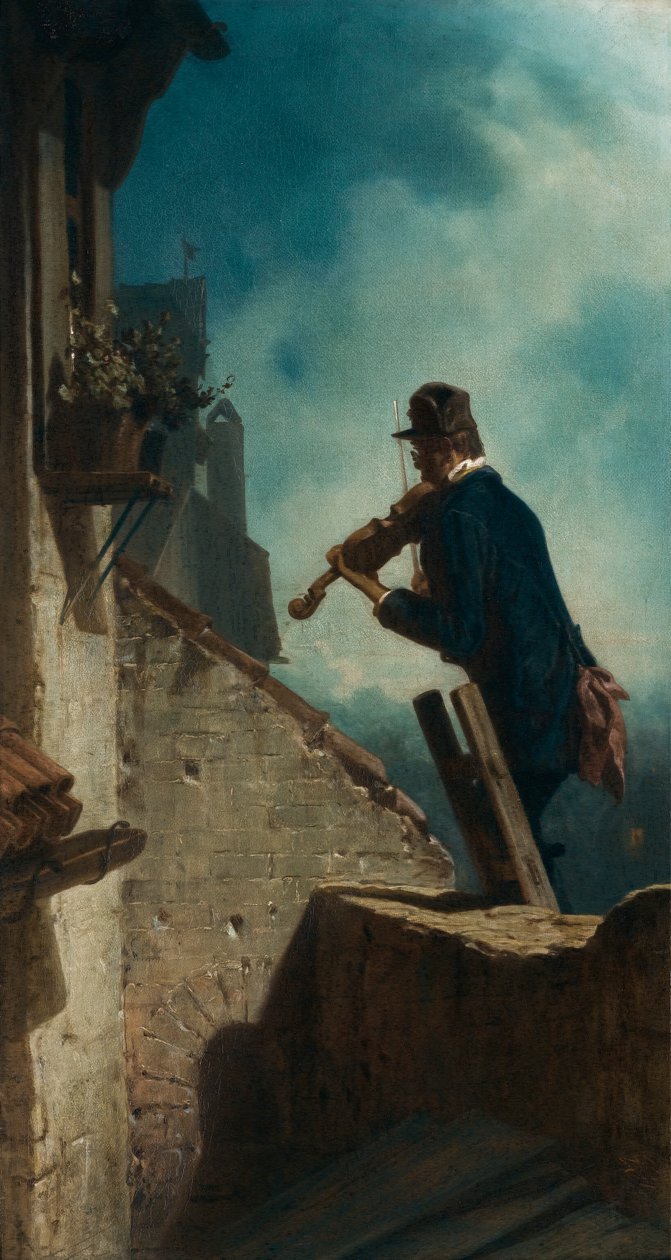 serenáda od Carl Spitzweg