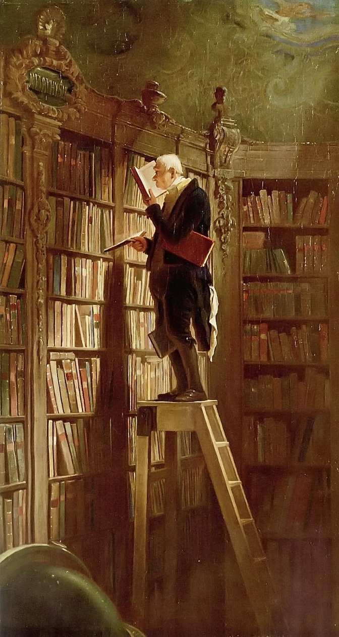 Knihomol od Carl Spitzweg