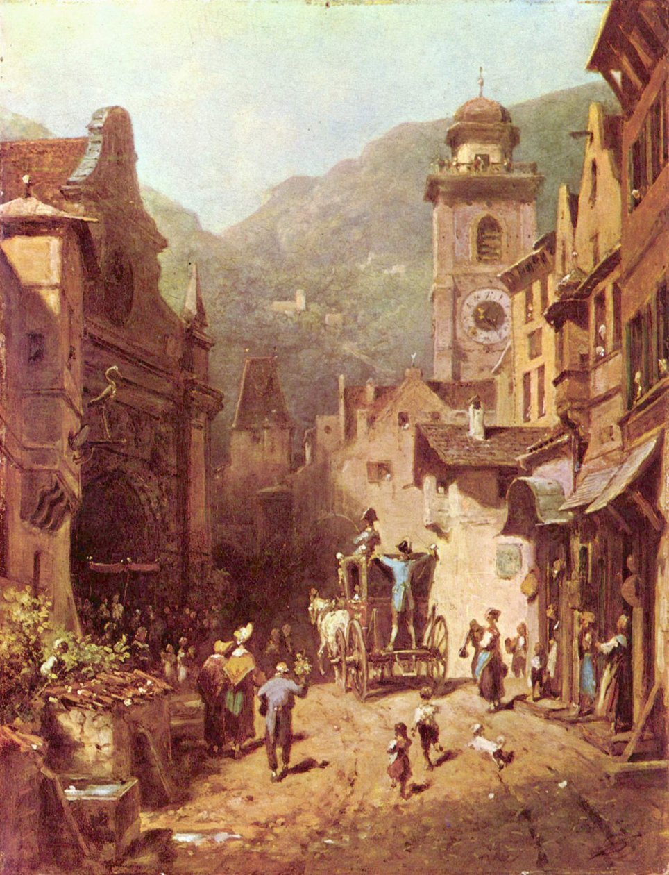 Návštěva místního knížete od Carl Spitzweg