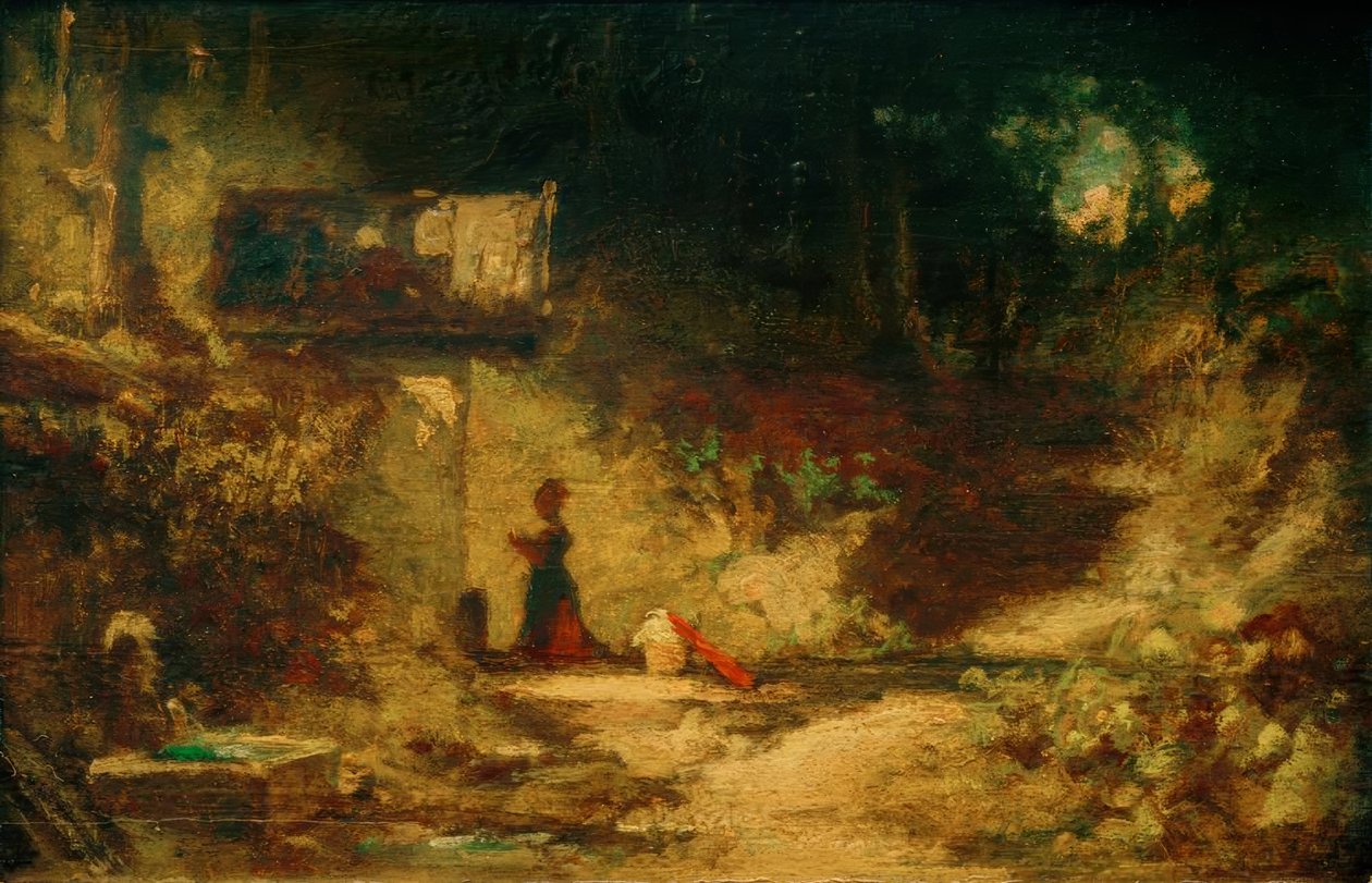 Před lesní kapličkou od Carl Spitzweg