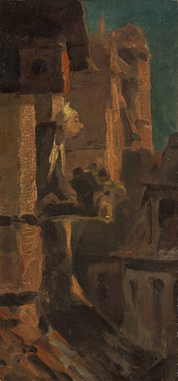 Kde je oheň? od Carl Spitzweg