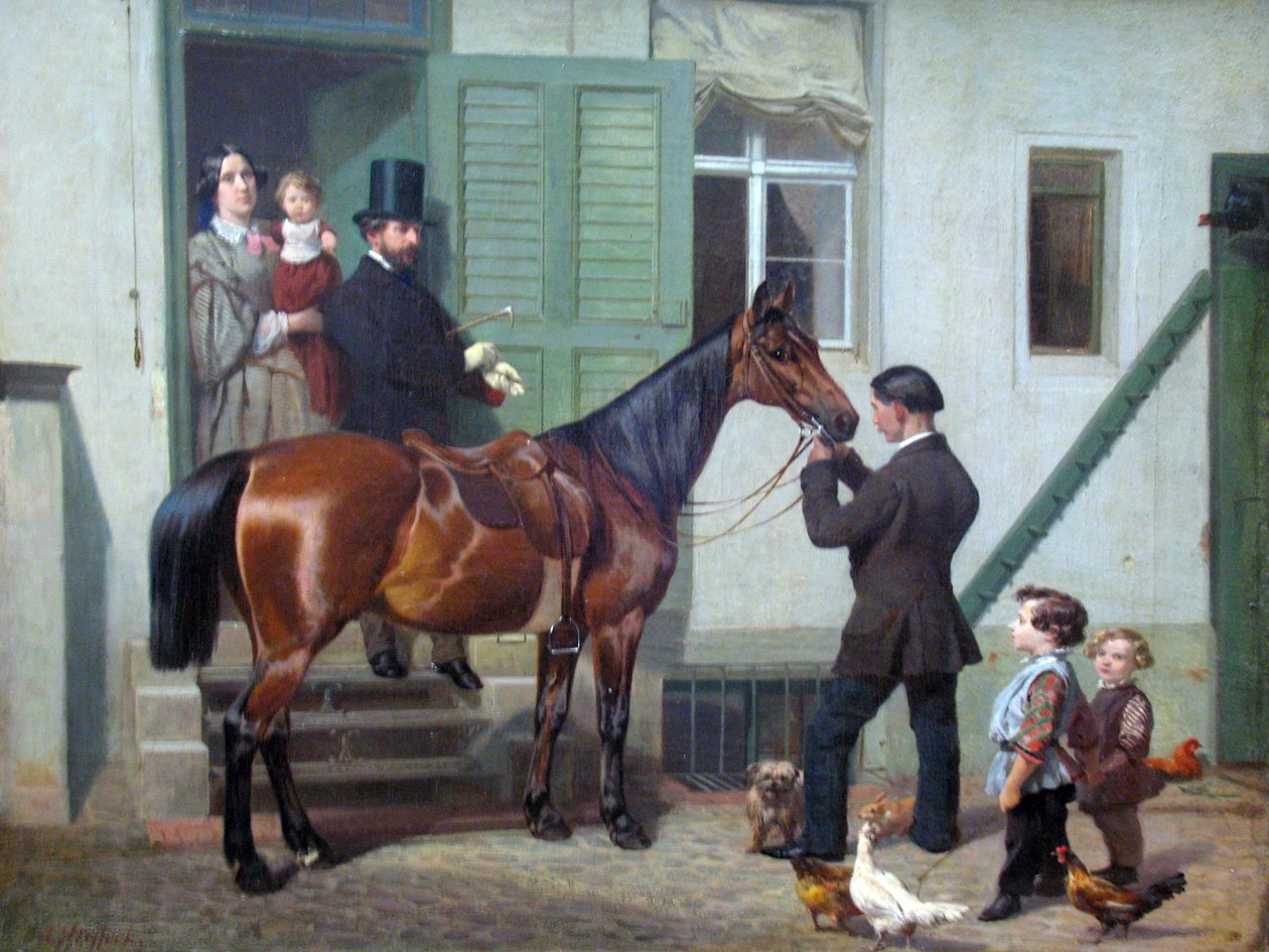 Jízda umělce od Carl Steffeck