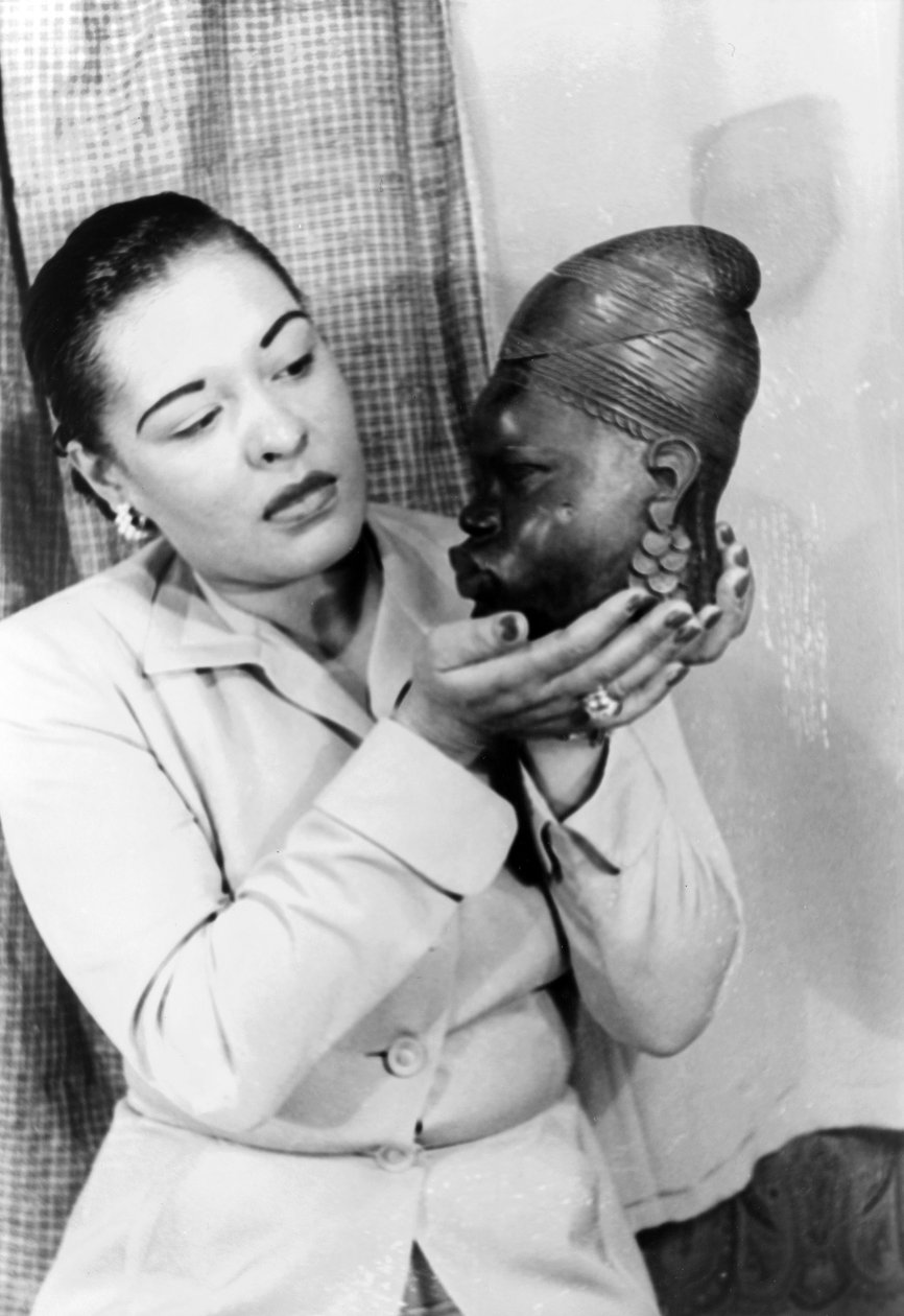 Billie Holiday (1915-1959) americká jazzová zpěvačka 23. března od Carl Van Vechten